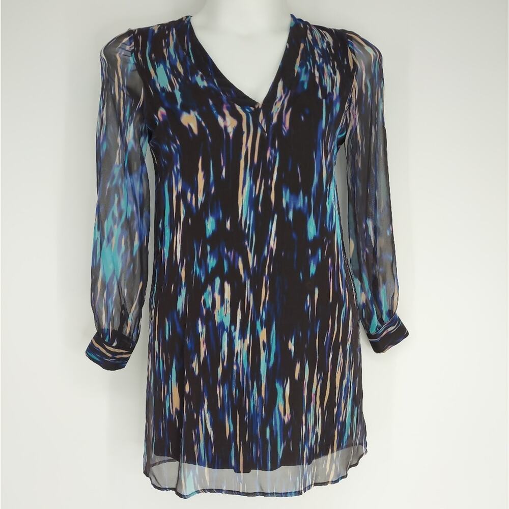 Rory Beca Silk Electric Tunic Dress Size Small